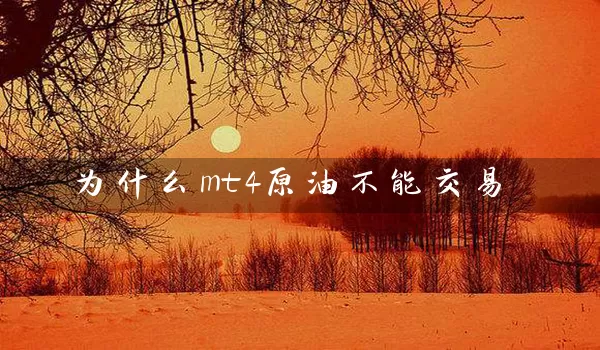 为什么mt4原油不能交易_https://www.518mht.com_期货直播室_第1张